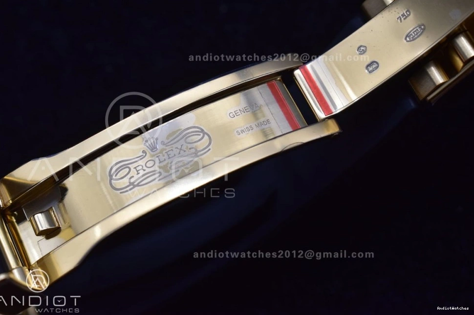 Strap SA Daytona Best Reliable YG Edition BTF on Dial Lume 1:1 116518 Rubber 764 Oysterflex 0314